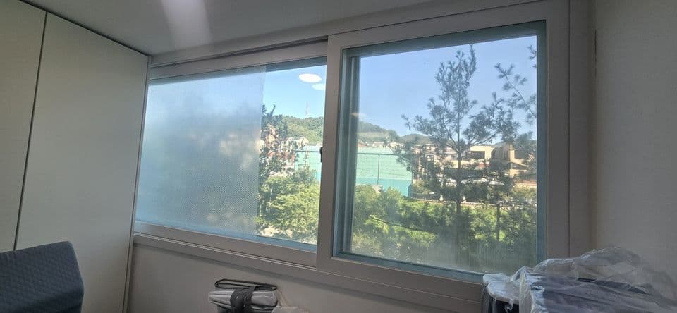 경기 광주 오포베르빌 35평 샷시 교체 — 시공 전 중간방