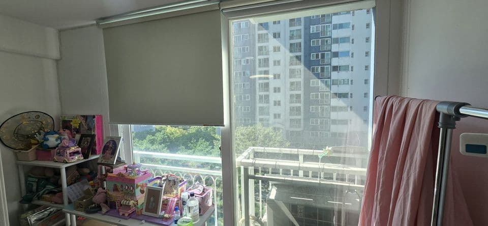 경기 광주 오포베르빌 35평 샷시 교체 — 시공 전 작은방 발코니