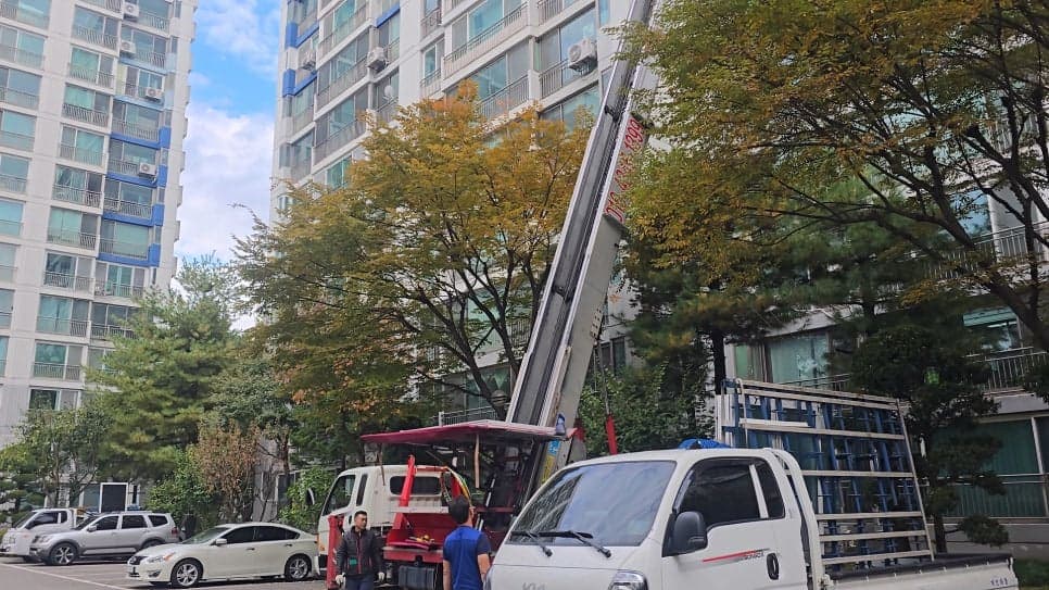 성남 구미동 청구아파트 32평형 창호 시공 완료