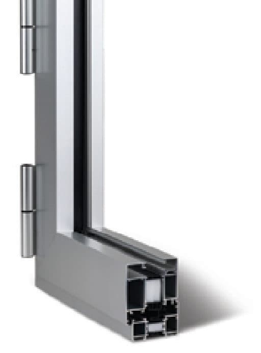 알루미늄 시스템 적용창 HALSYS-DR 80 HALSYS-DR 80 단면