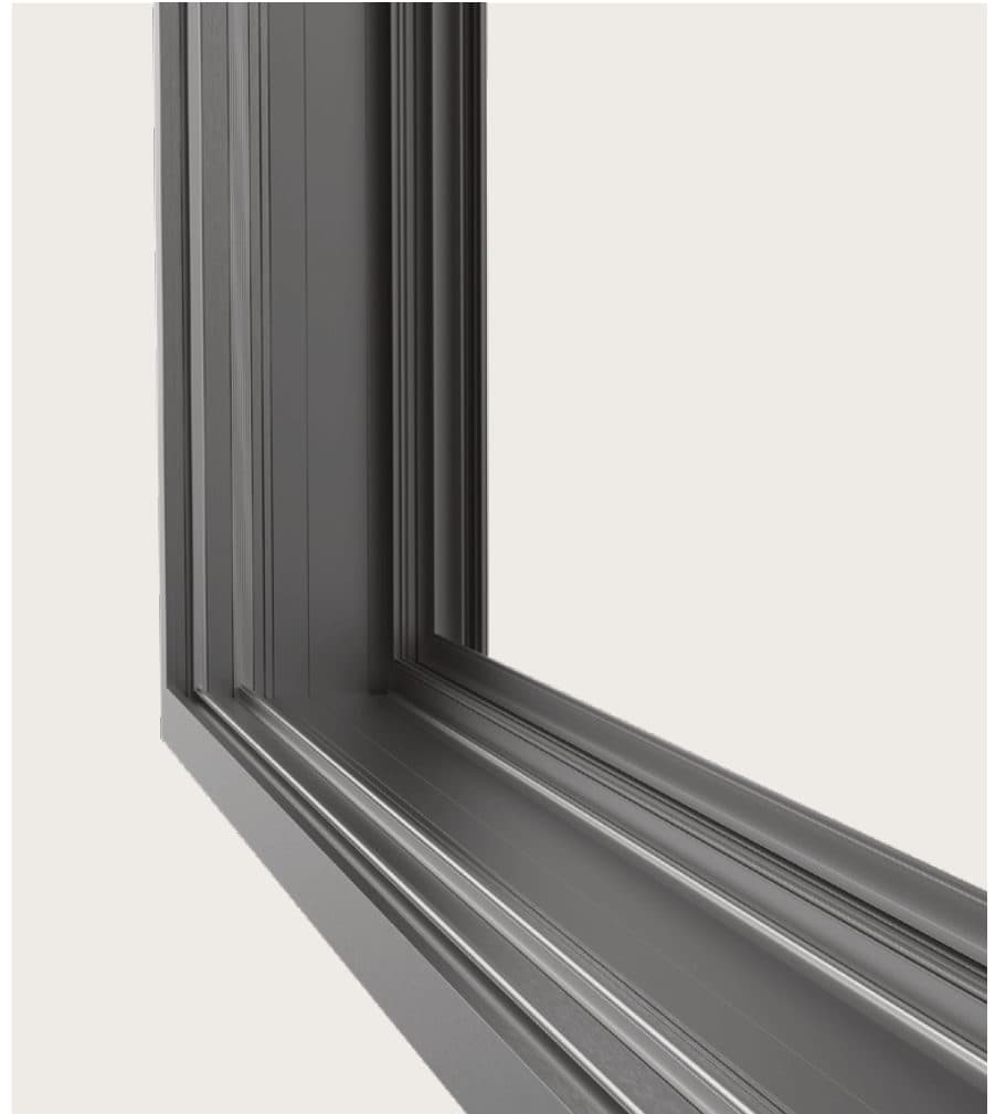 레하우 R-900 이중창 히든레일 디자인