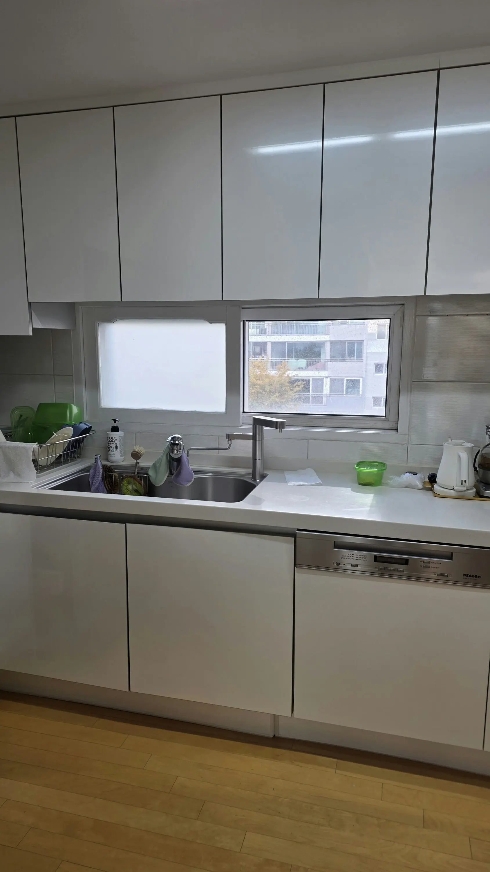 강남구 도곡동 역삼럭키아파트 주방 창호 교체 전