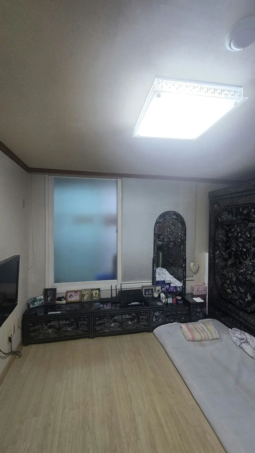 성북구 석관동 중앙하이츠아파트 안방 창호 교체 전