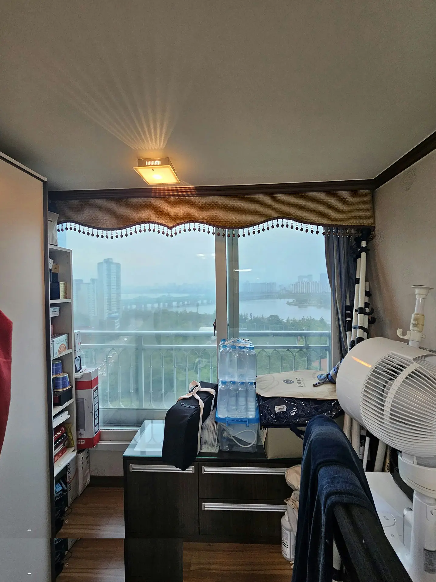 동작구 본동 한강쌍용아파트 침실확장방 창호 교체 전