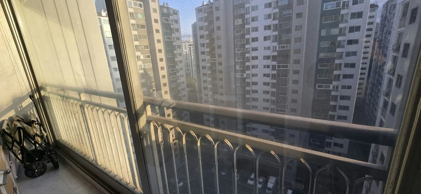 용인시 수지구 상현동 벽산블루밍 발코니전경 창호 교체 전