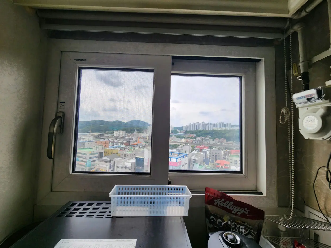 용인시 처인구 김량장동 삼환나우빌 주방 창호 교체 전