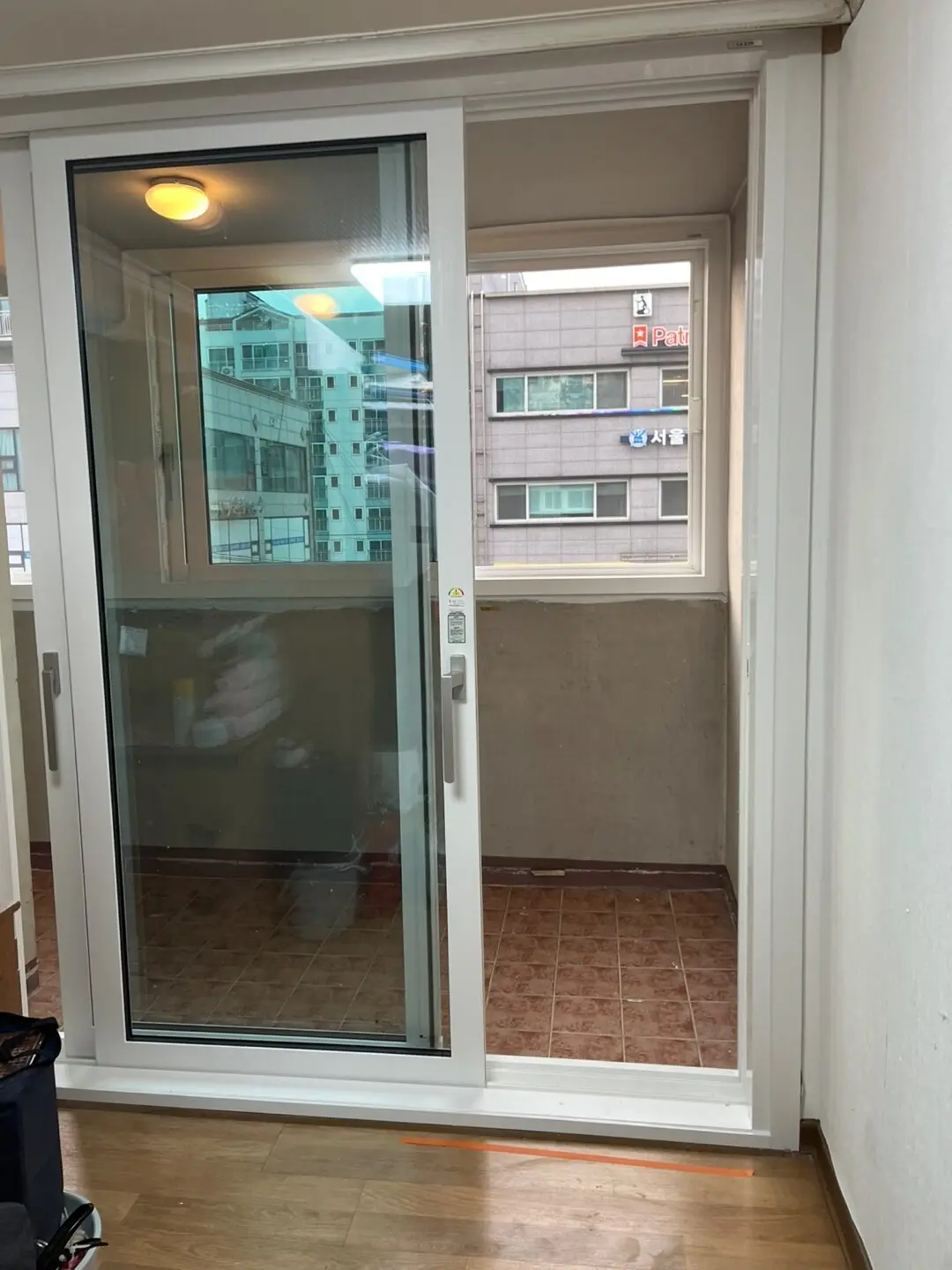 구로구 고척동 청솔우성아파트 거실분합 창호 교체 후