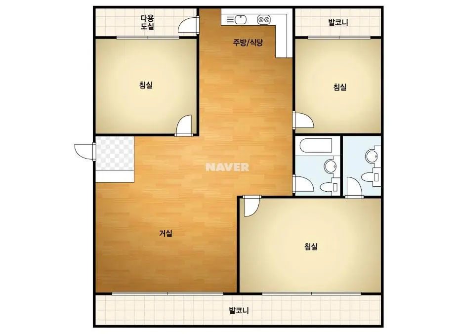구로구 고척동 청솔우성아파트 평면도